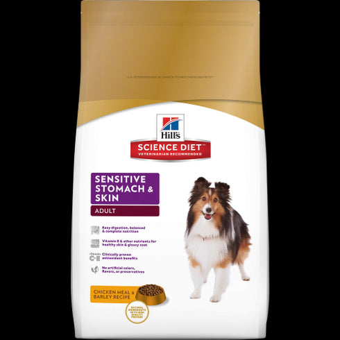 Science Diet Sensitive Stomach & Skin Adult Dry Dog Food 30lb - Poudre Pet and Feed Supply